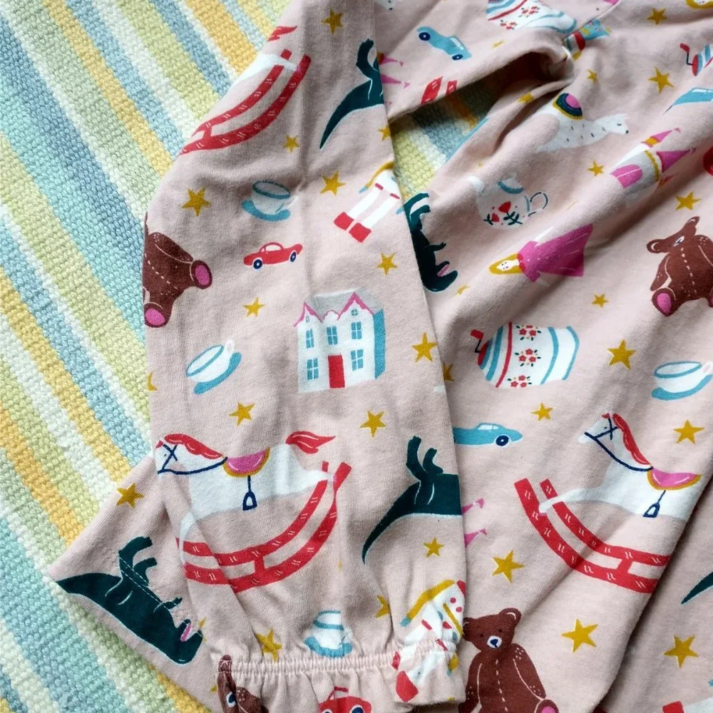 ⭐ Mini Boden Christmas Holiday Toy Blouse size 11-12